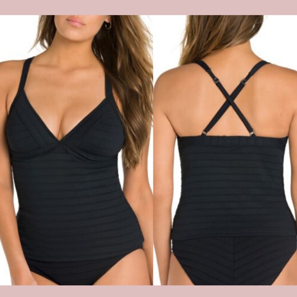 NWT‎ Amoressa Band on the Run Vella Tankini Top 10